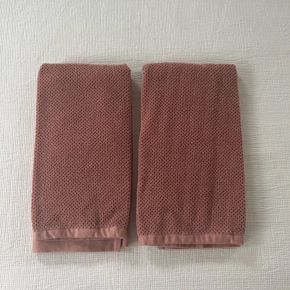 H&M Pink & Green Hand Towels 4ct